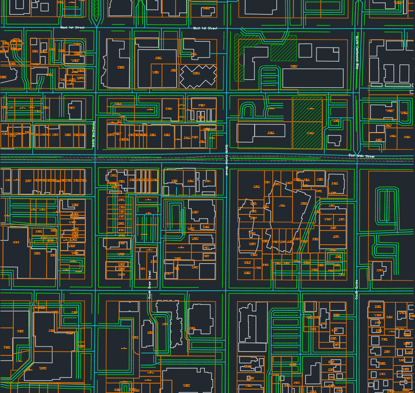 Mixed commercial DXF export
